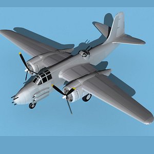 3D Douglas A-20G Havoc V00