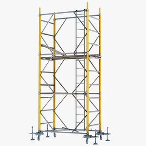Build Scaffolding Tower PBR 3D model