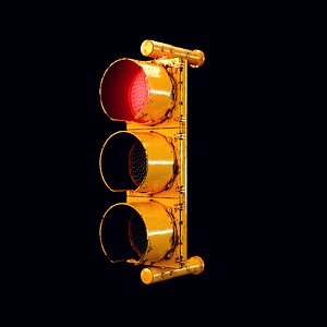 traffic light 3D model