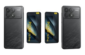 Xiaomi Poco F6 Pro Black Low Poly 3D