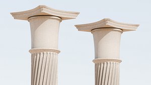 3D Roman column