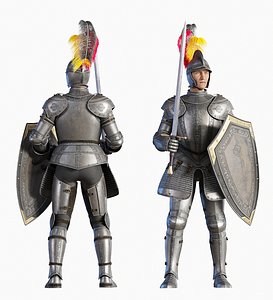 3D model Knight