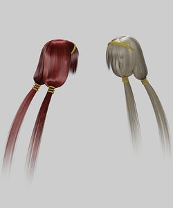 hair naotora li 3D model