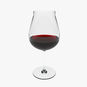 Wine Glass Red Pinot Noir 01 model