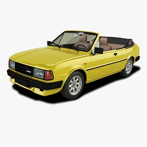 3D Skoda Rapid 130 Cabrio
