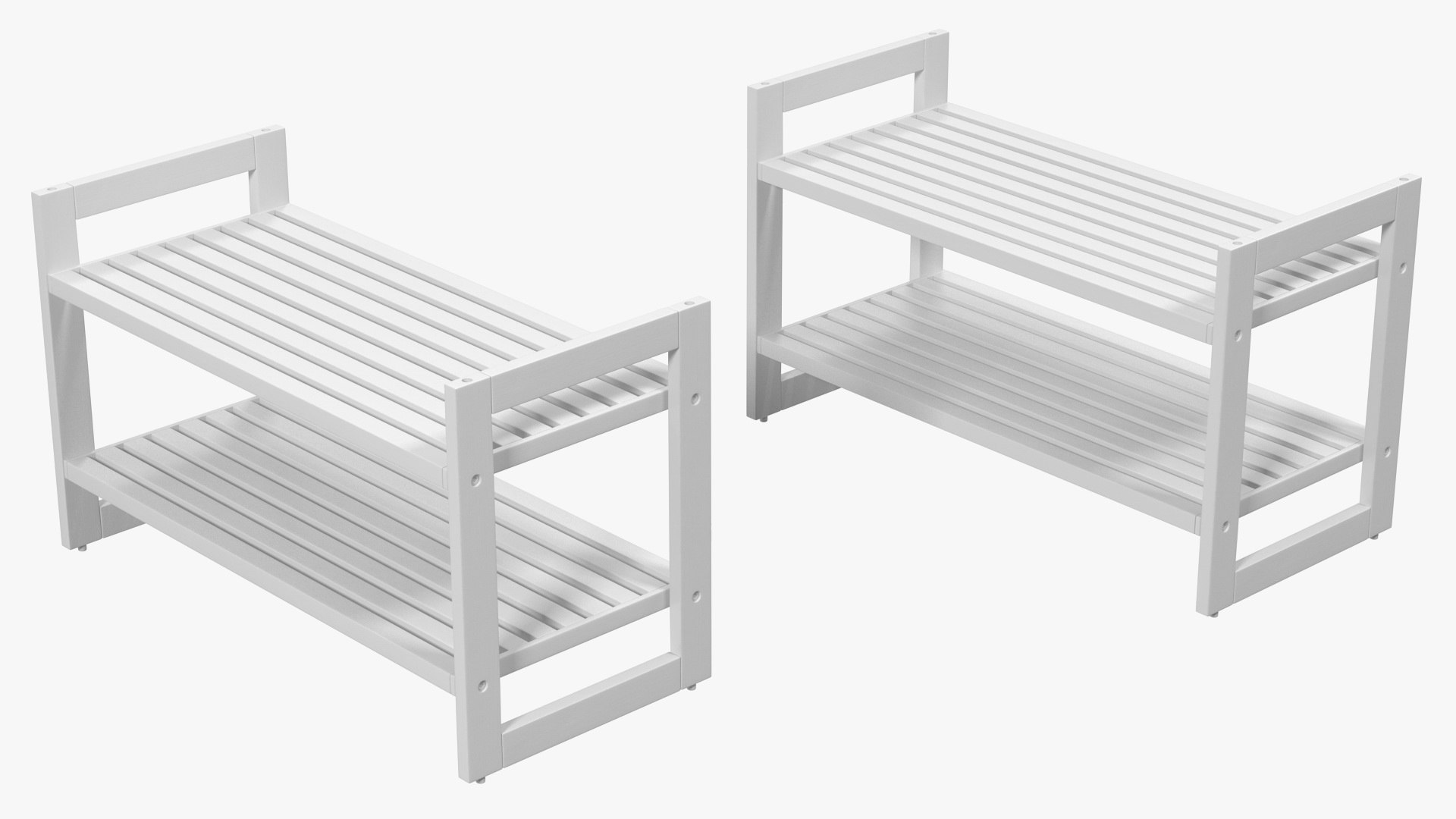 3D white stackable shoe rack model https://p.turbosquid.com/ts-thumb/37/wqaDFB/02bWhFQp/whitestackableshoerackc4dmodel008/jpg/1583962246/1920x1080/fit_q87/8c7359f9a5464db8392049b9ff433b7c7266b2f8/whitestackableshoerackc4dmodel008.jpg