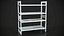 White Stackable Shoe Rack