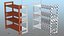 White Stackable Shoe Rack