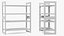 White Stackable Shoe Rack