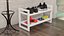 White Stackable Shoe Rack