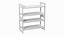 White Stackable Shoe Rack