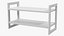 White Stackable Shoe Rack