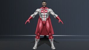 3D Omniman low-poly
