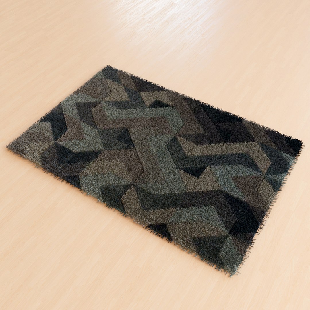 Realistic Rug 3D Model - TurboSquid 1622553
