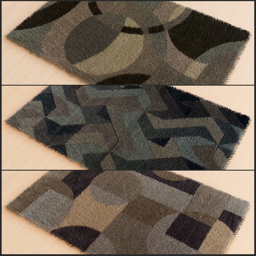 Realistic Rug 3D Model - TurboSquid 1622553