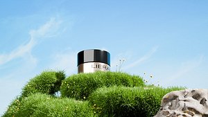 3D Grassland Skin Care blender model