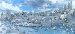 3D model artic environment