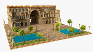 3D Fantasy Recreation of Taq Kasra
