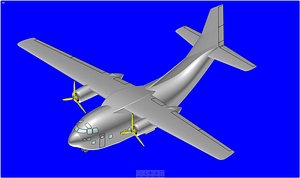 3ds c-123 transport aircraft solid