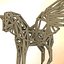 3D pegasus mythical winged model
