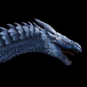 3D rigged dragon