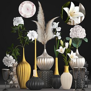 Collection of flower bouquets