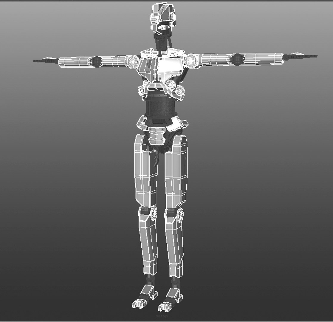 Robot Android Model - TurboSquid 1218294