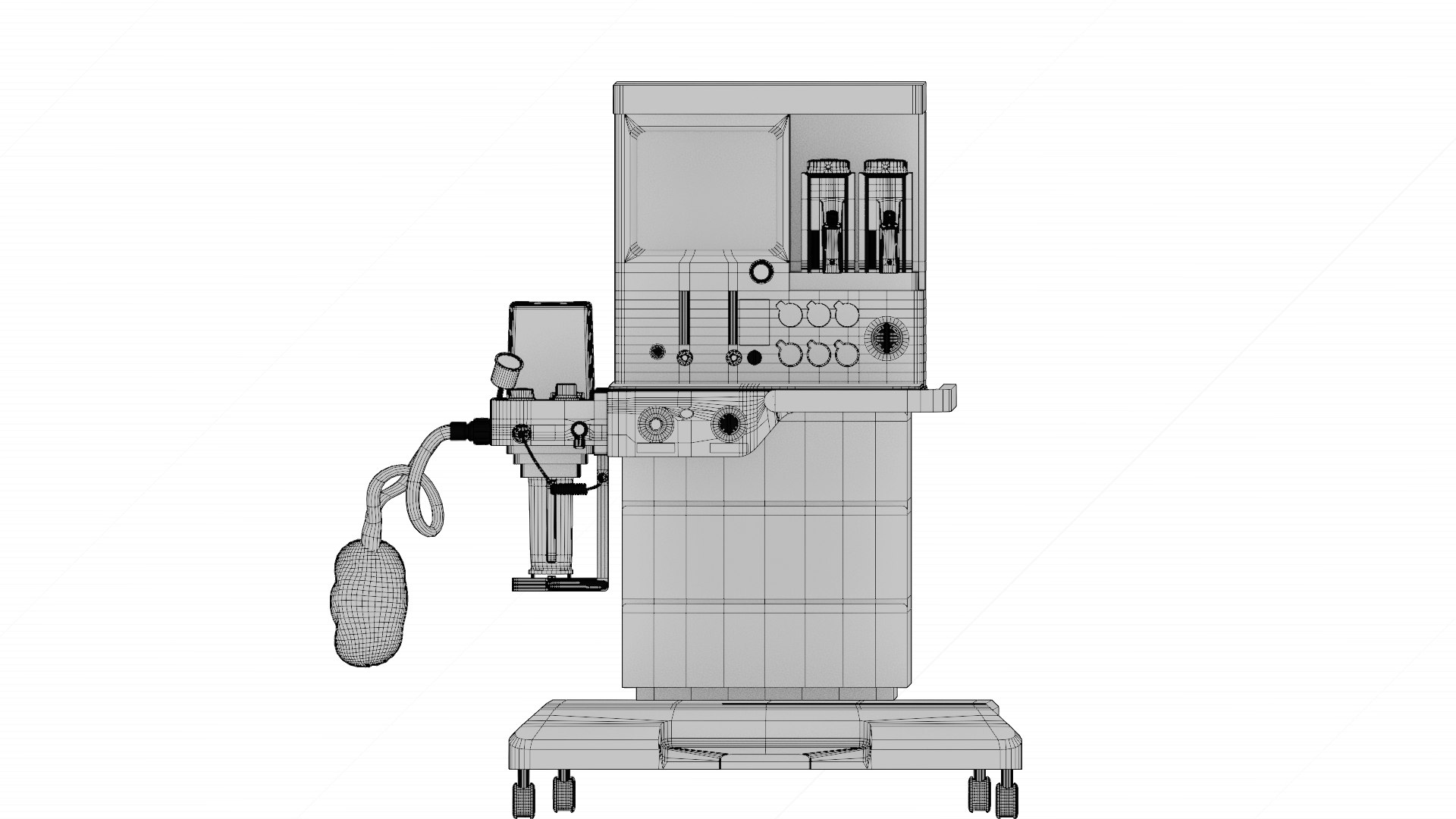 Anesthesia Machine 3D Model - TurboSquid 2301149