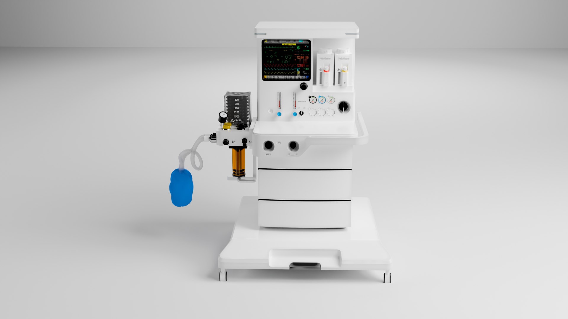 Anesthesia Machine 3D Model - TurboSquid 2301149