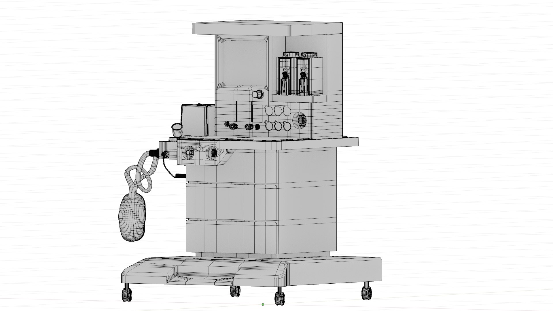 Anesthesia Machine 3D Model - TurboSquid 2301149