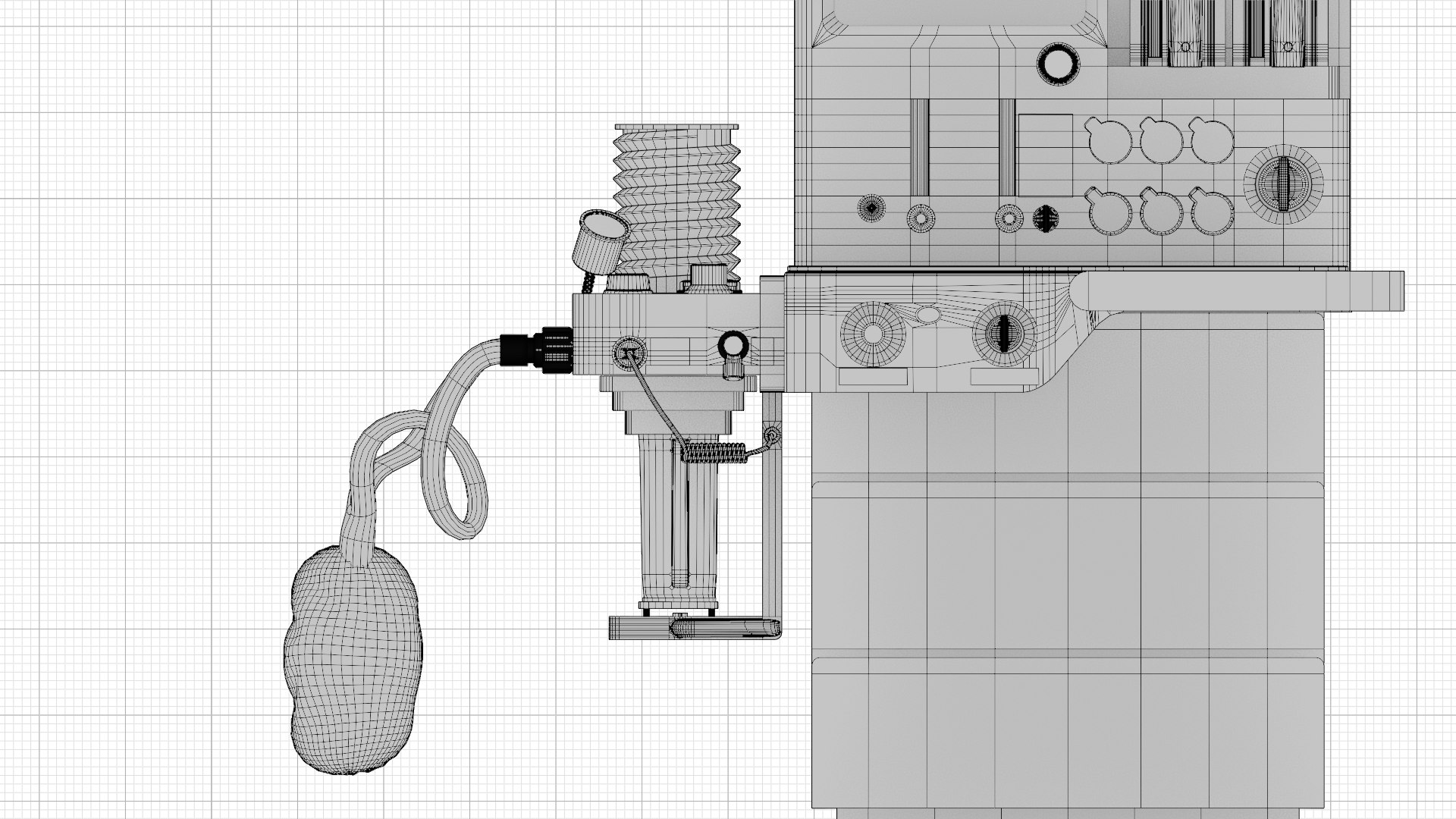 Anesthesia Machine 3D Model - TurboSquid 2301149