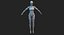 实时索具机器人女孩PBR