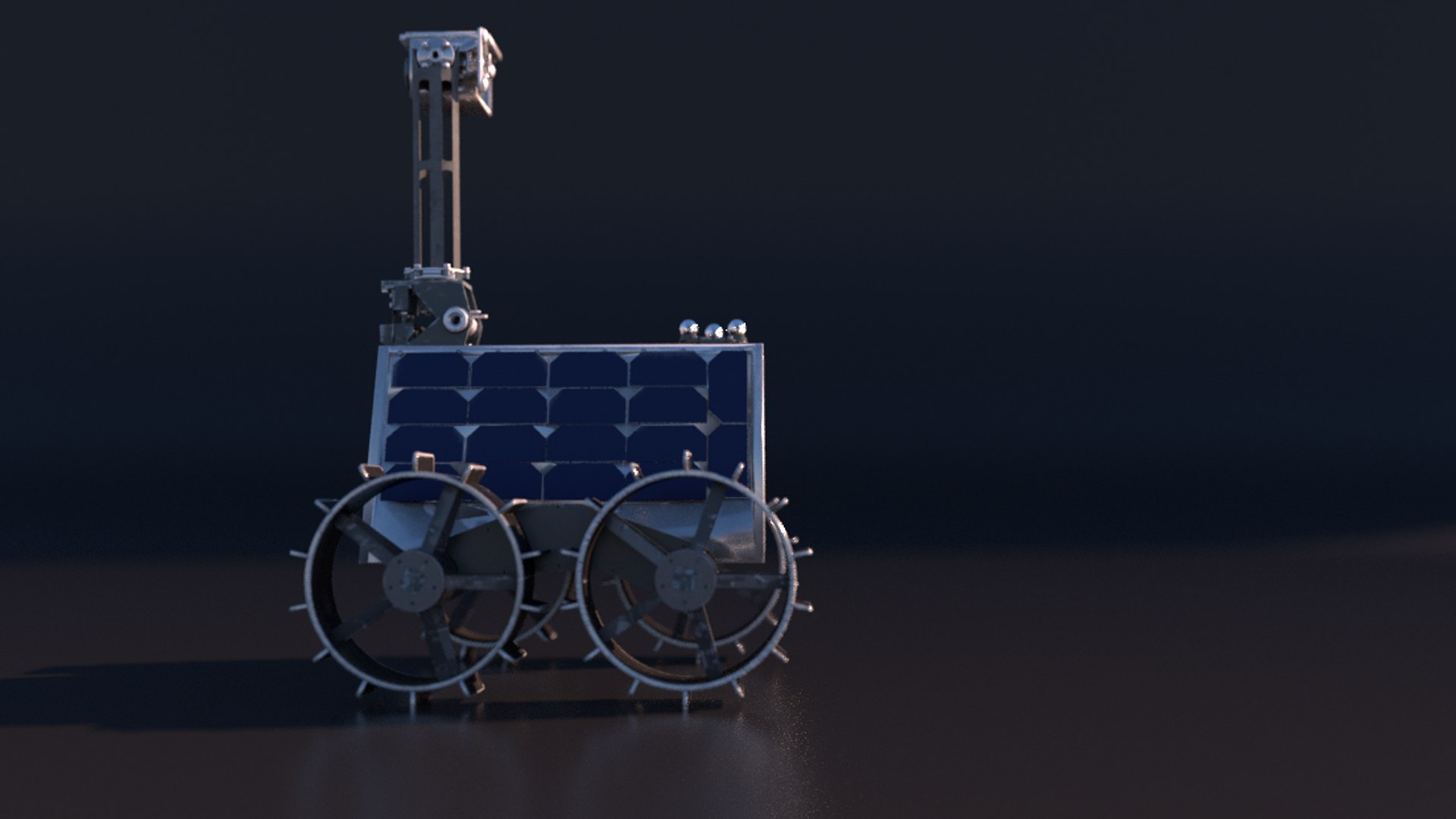 3D Emirates Lunar Mission Rashid Rover Model - TurboSquid 1974543