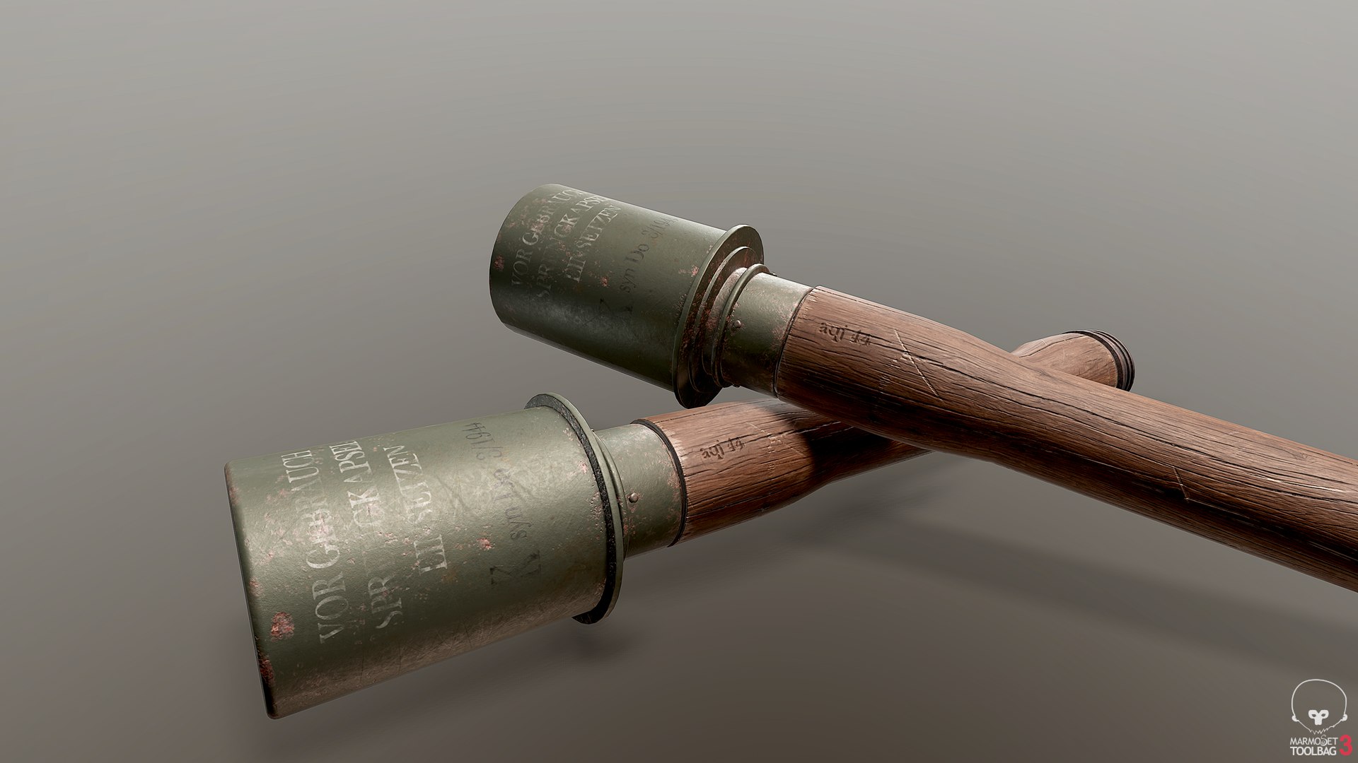 pbr stielhandgranate grenade 3D model https://p.turbosquid.com/ts-thumb/38/Kklpbq/roWfNwqd/screenshot029/png/1557057587/1920x1080/fit_q87/d6a755d55ea983c25cb84109b2b4798417e9acc6/screenshot029.jpg