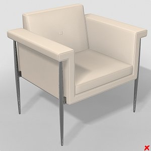 3d armchair chair