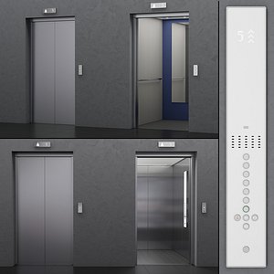 3D elevator kone monospace 500