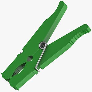 3D Plastic Clothespin 03 model