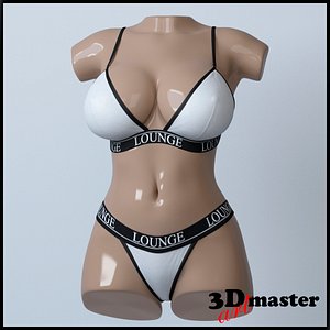 hd lingerie 3D model