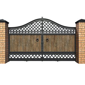 3D fence gates