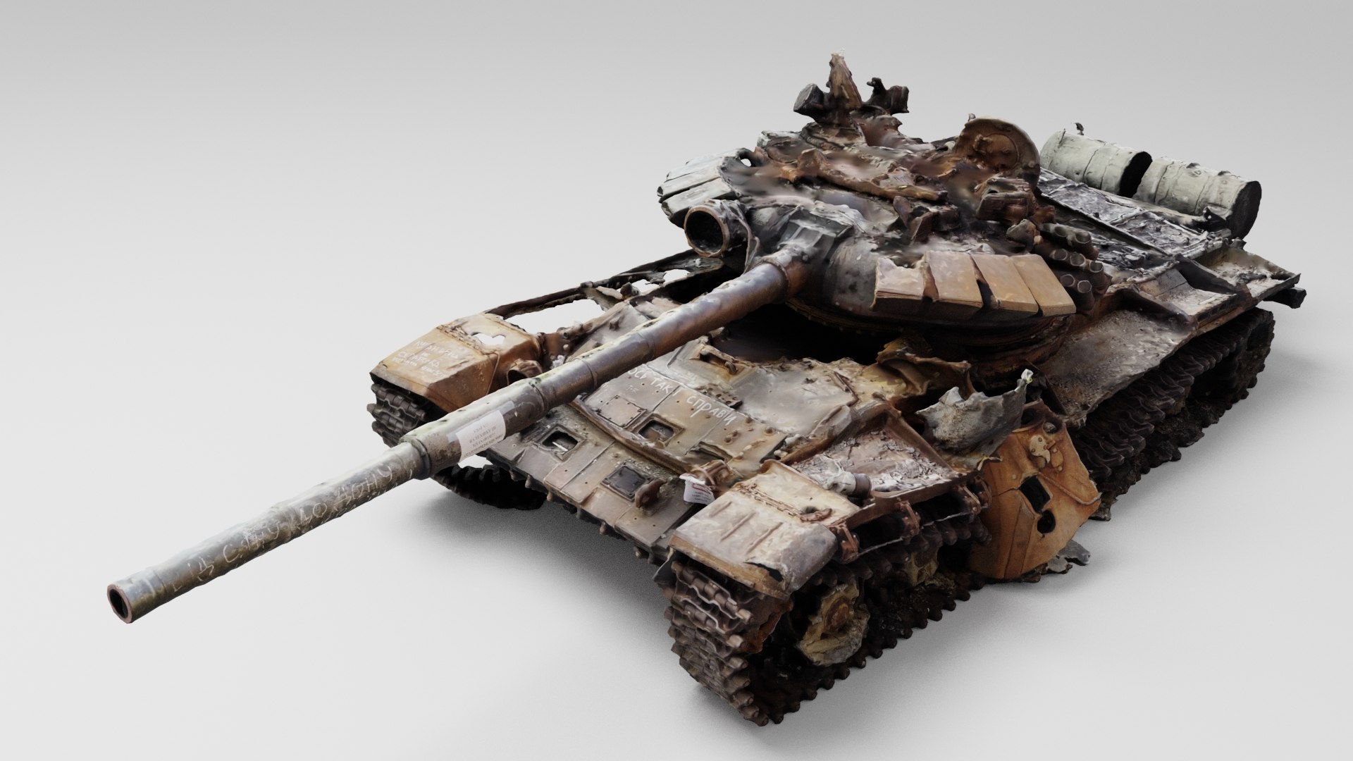 3D model Russian T-90 tank destroyed by Ukrainian army https://p.turbosquid.com/ts-thumb/38/imR4et/MY/blenderdarkbread0001/jpg/1665730942/1920x1080/fit_q87/5613ced379b02bca88c128c2b52a0f37d68abd73/blenderdarkbread0001.jpg
