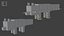 Modello 3D di una volpe in Minecraft, pronto per il gioco, in 4K PBR