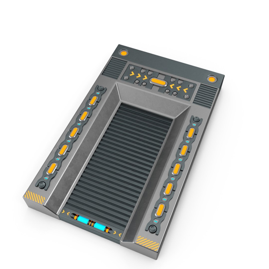SciFi Control Panel PBR 3D - TurboSquid 2169632