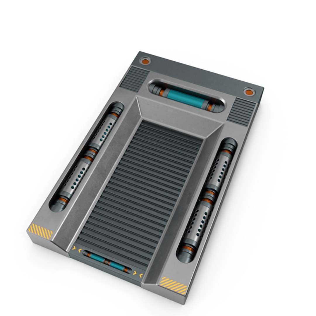 SciFi Control Panel PBR 3D - TurboSquid 2169632