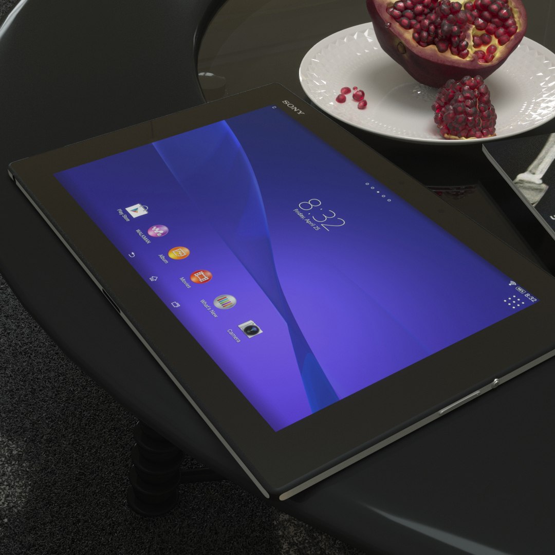 modèle 3D de Tablette Sony Xperia Z2 - TurboSquid 1541185