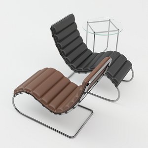 Knoll MR Chaise Lounge Chair Set
