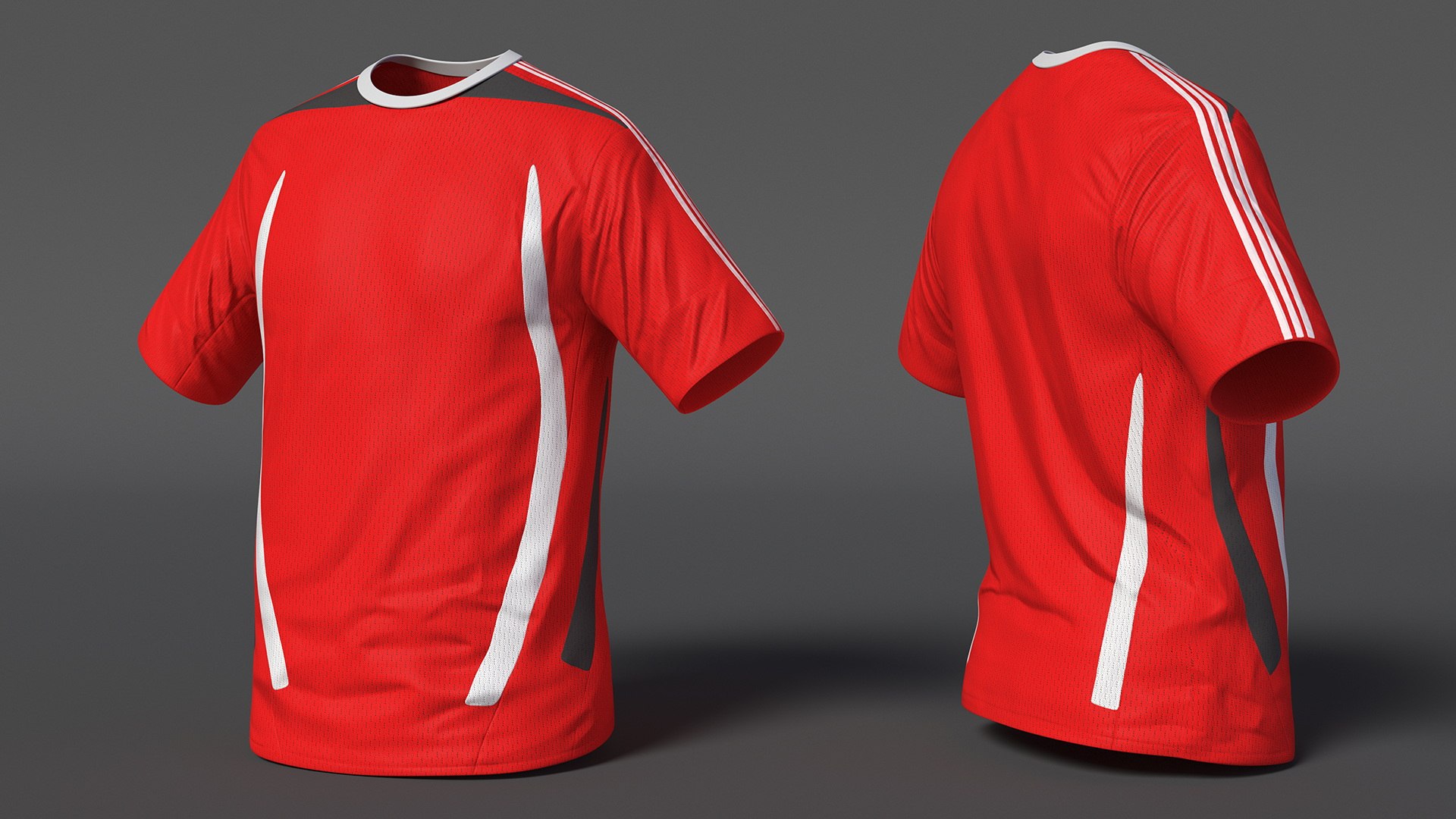 Soccer Jersey Sportswear Model - TurboSquid 2187568