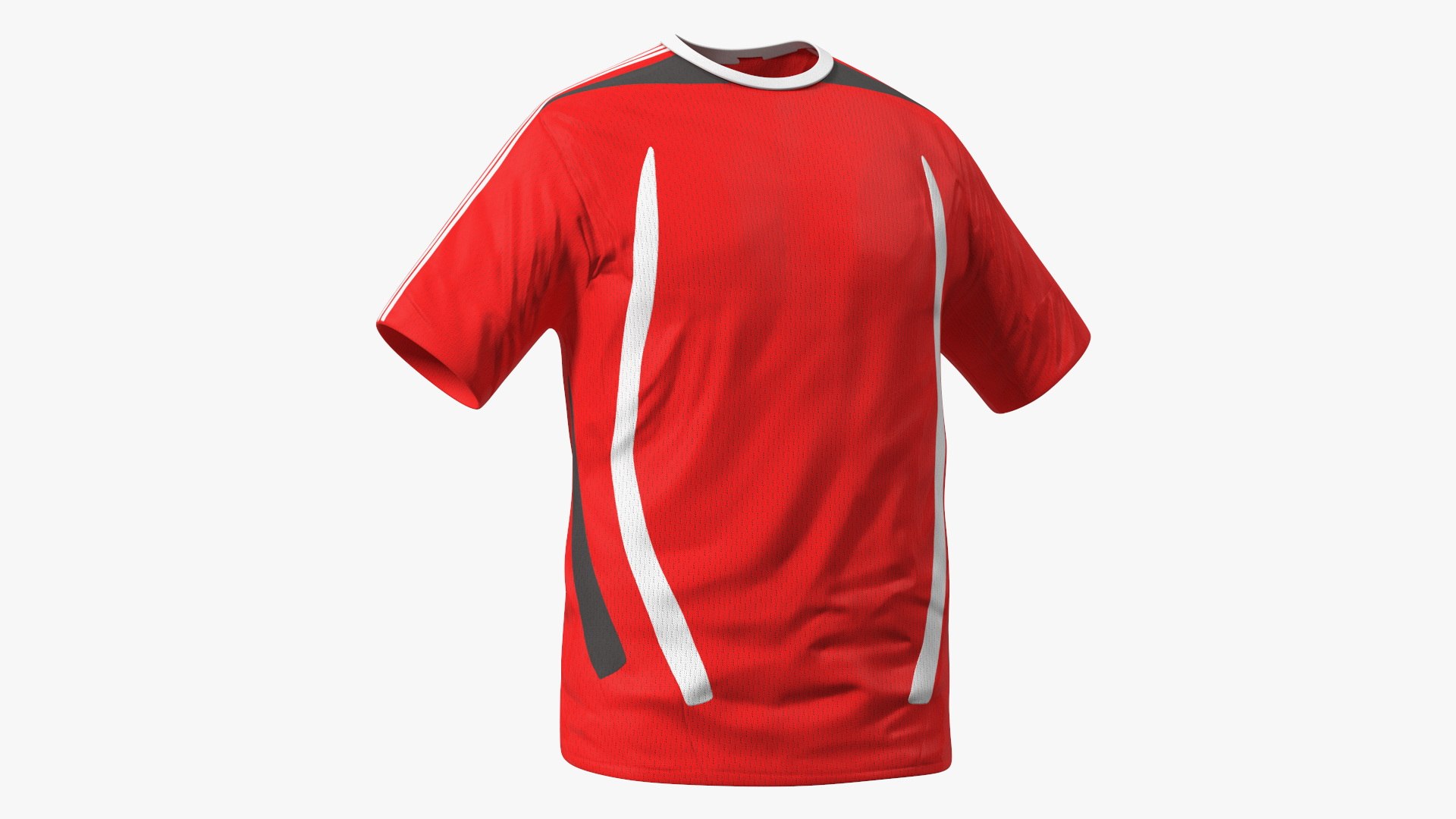 Soccer Jersey Sportswear 3D model preview