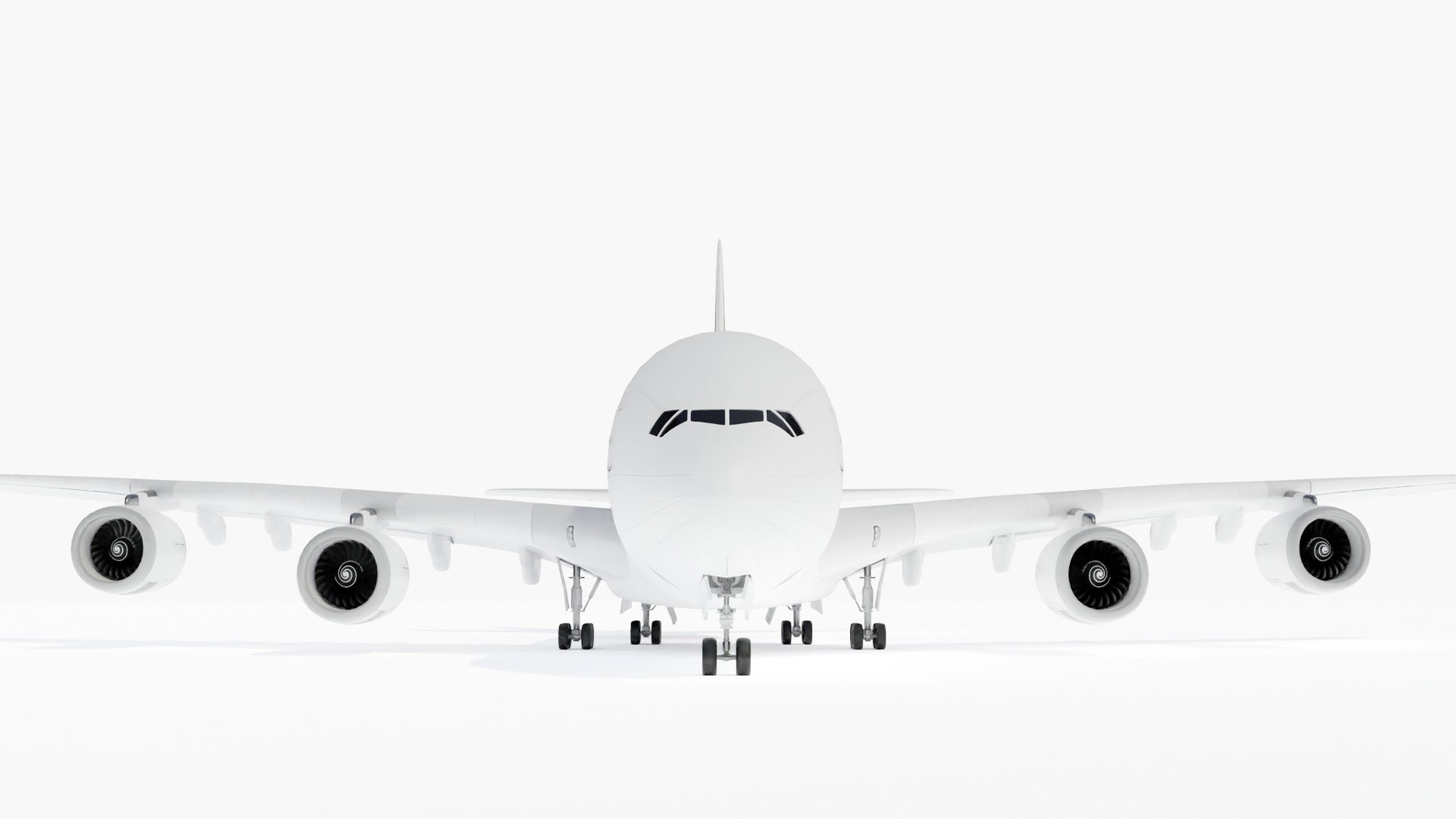 Airbus A380 Ups Airliner 3d Model