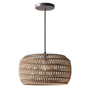 Handmade Woven Rattan Decorative Chandelier model