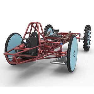 Swamp buggy Base Scale 1 to 25 3D model